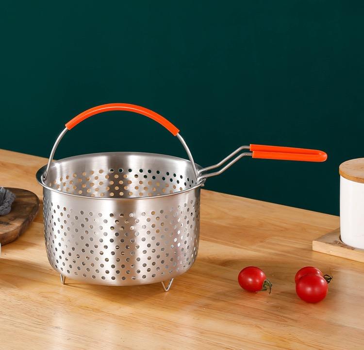 Stainless Steel Steamer And Frying Basket 18cm