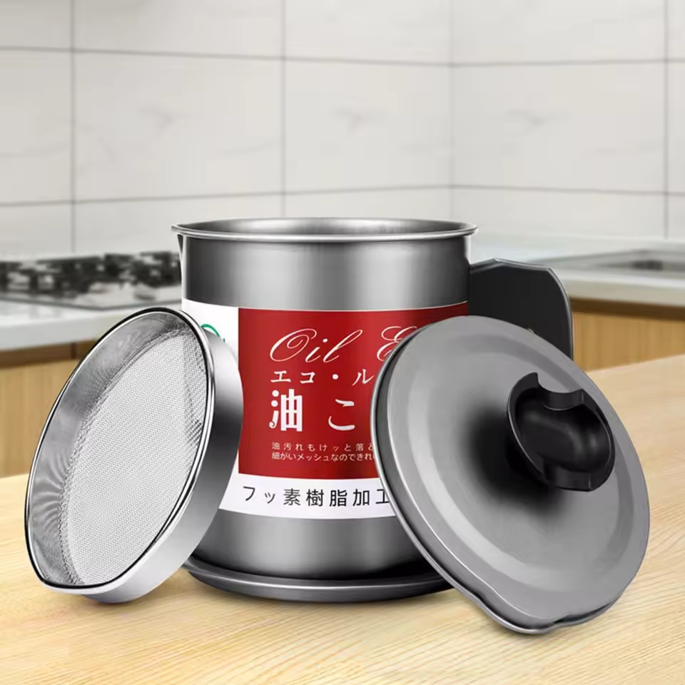 Stainless Steel oil Filter Pot (1.4L)