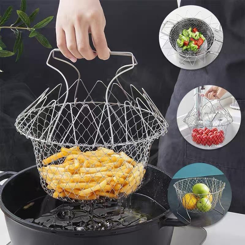 Iron Steel Frying Chef Basket