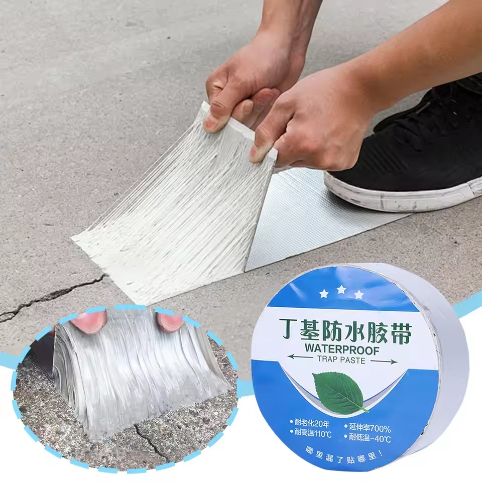 Leakproof Aluminum Foil Butyl Rubber Waterproof Tape - Image 2