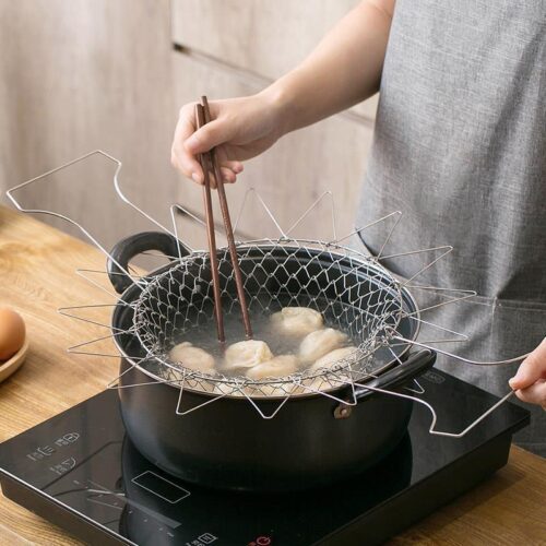 Iron Steel Frying Chef Basket - Image 3