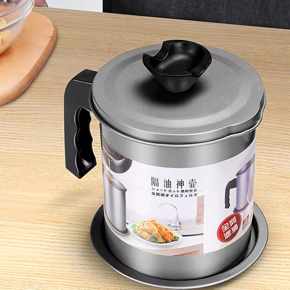 Stainless Steel oil Filter Pot (1.4L) - Image 3