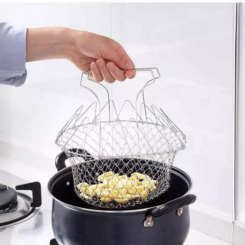Iron Steel Frying Chef Basket - Image 4