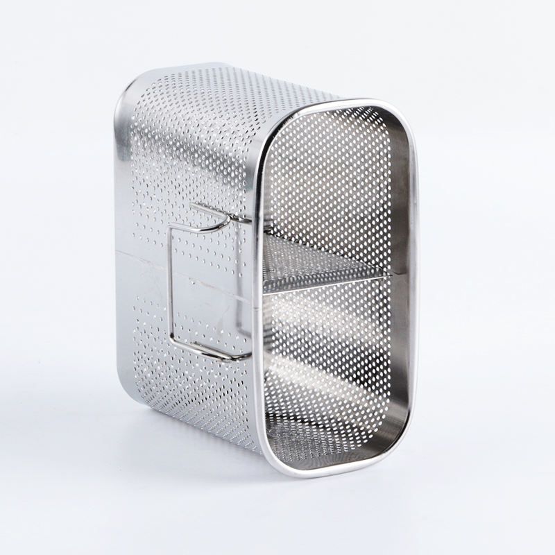 Stainless Steel Utensil Holder, Kitchen Wall Hanging Steel Cutlery Holder Organizer Rack - Image 5