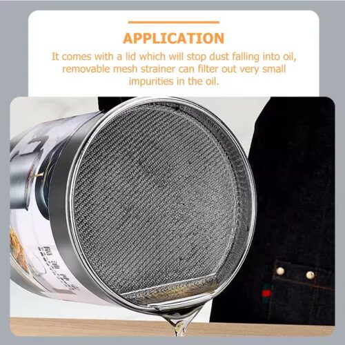 Stainless Steel oil Filter Pot (1.4L) - Image 4