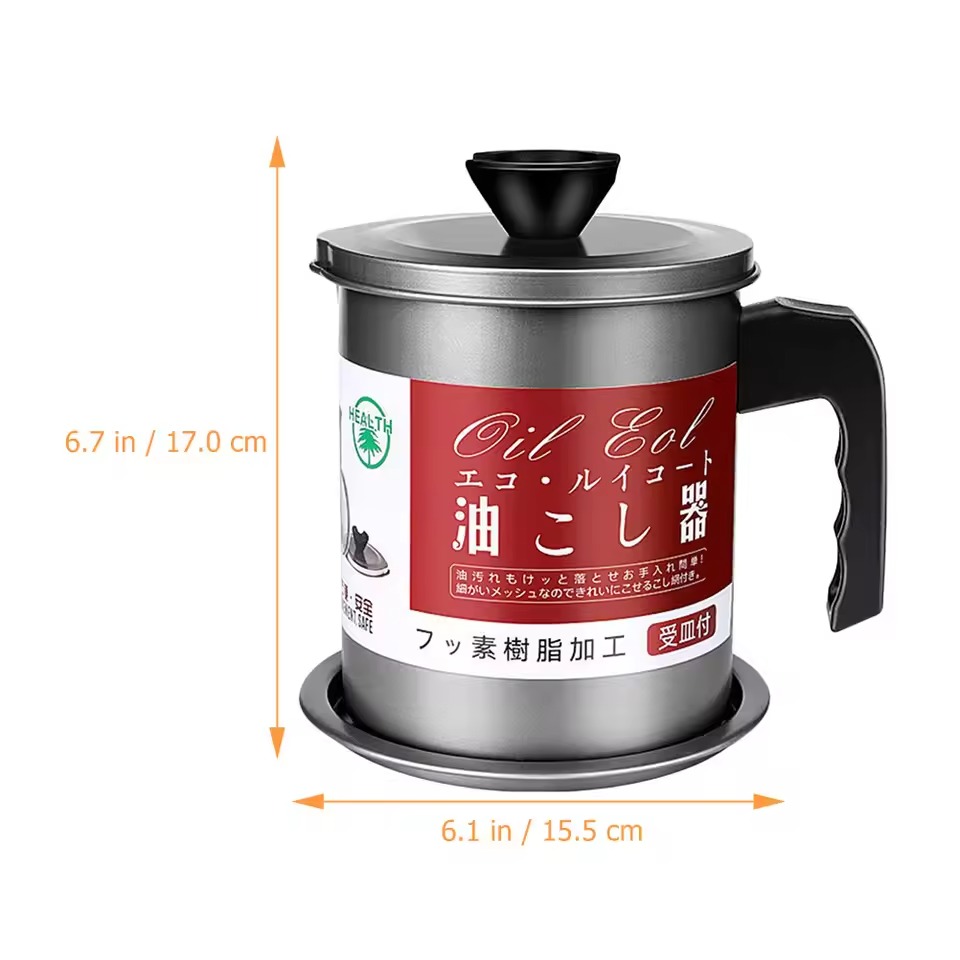 Stainless Steel oil Filter Pot (1.4L) - Image 5