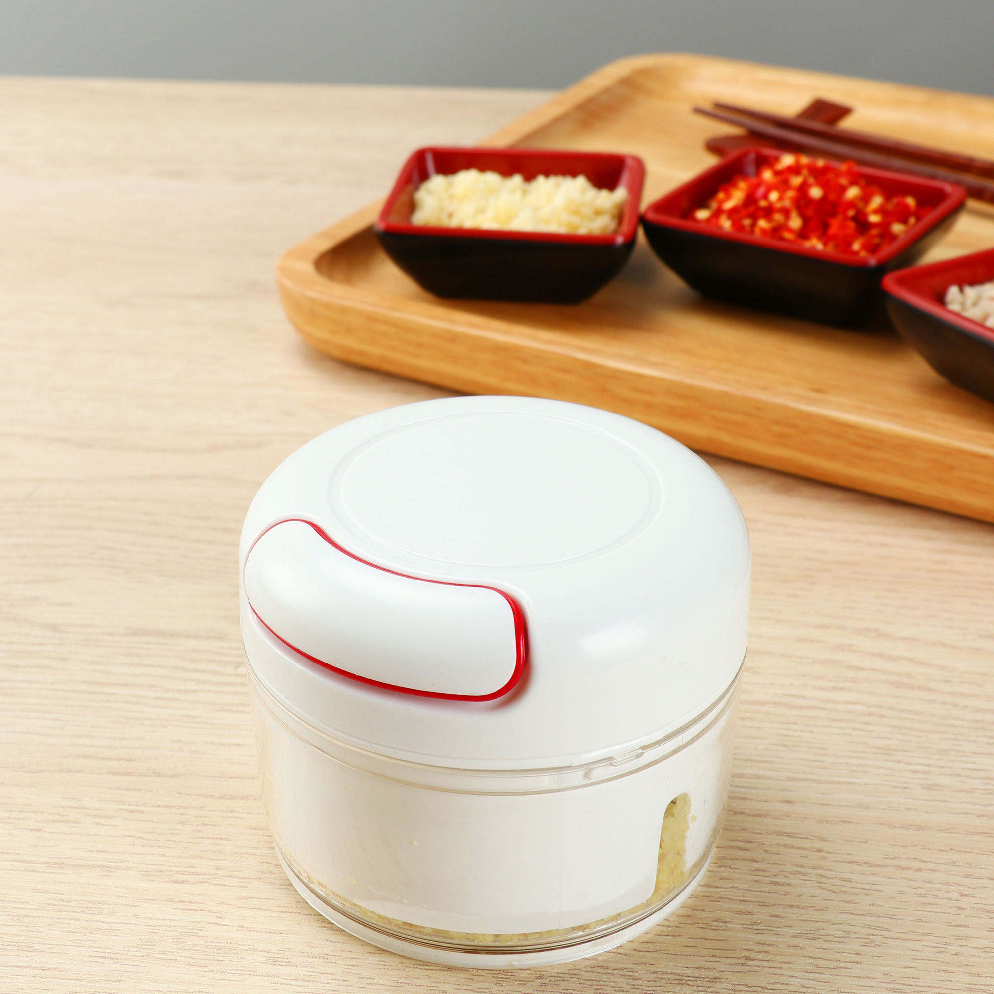 Mini Garlic Slicer Household Mincing Machine - Image 5