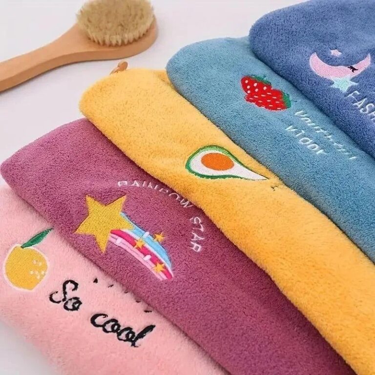 Microfiber Shower Cap Towel, Quick Dry Hair Cap, Bath Hats for Women, Super Absorbent Soft Cap Towel - Image 2