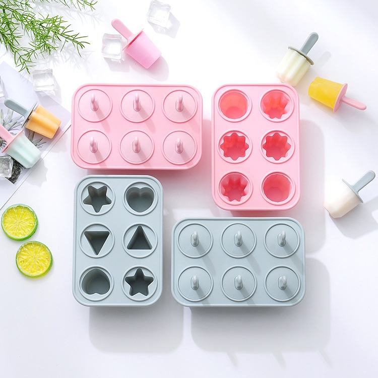 6 HOLES SUMMER ICE-CREAM MAKER POPSICLE MOLD - Image 2