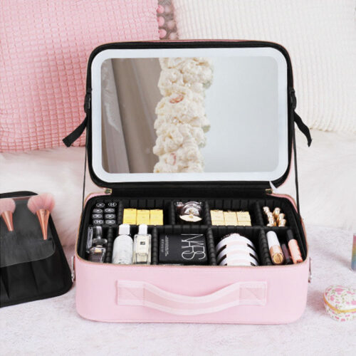 New Led Cosmetic Bag With Mirror - Image 2