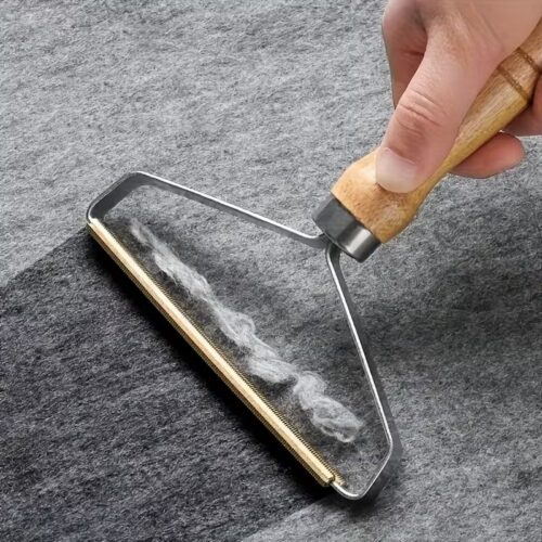 Portable Lint Remover Clothes Fuzz Fabric Shaver Brush - Image 2