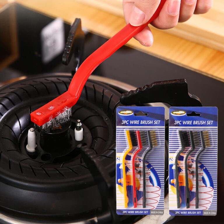 Set Of 3 Gas Stove Cleaning Wire Brush - Image 2