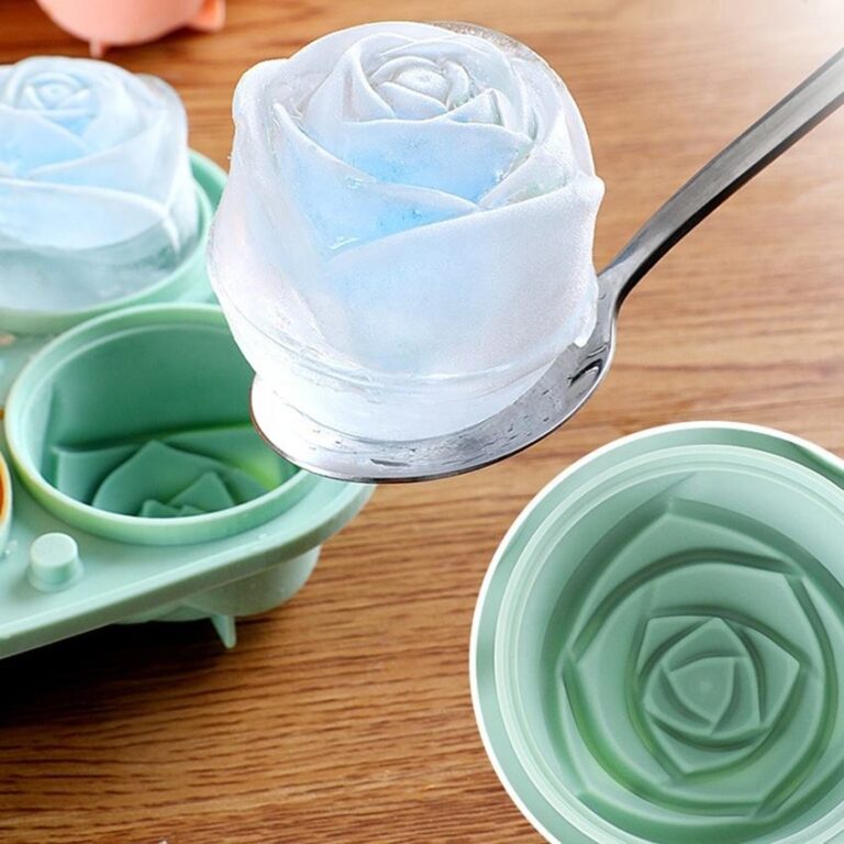 Silicone Rose Ice Mold, Flower Shaped Ice Mold - Image 2