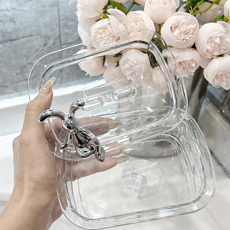 Plastic Rabbit Decor Soap Dish Draining Water - Image 5