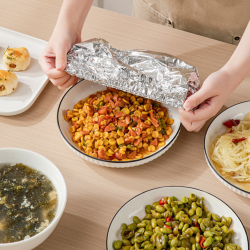 10PCS Reusable Aluminium Foil Covers, Aluminum Foil Insulation Covers, Insulation Aluminium Foil For Food Storage Cover - Image 2