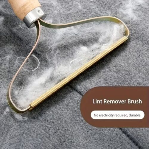 Portable Lint Remover Clothes Fuzz Fabric Shaver Brush - Image 4