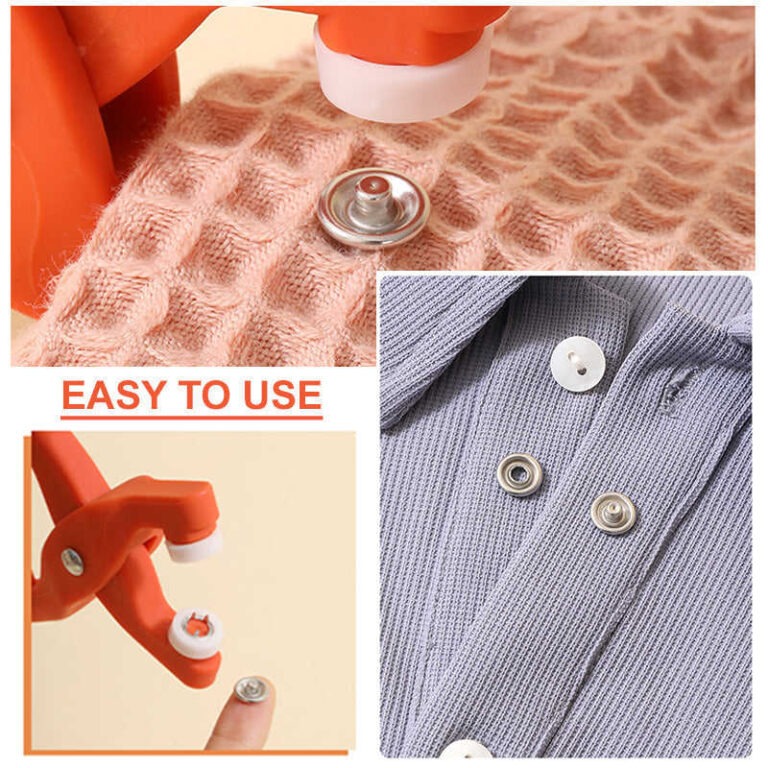 New Imported Quality 50 Metal Snaps Buttons with Fastener Pliers Tool Kit Five Buckle Set Sewing Free Buttons Set - Image 4