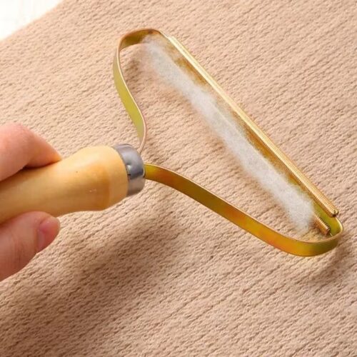 Portable Lint Remover Clothes Fuzz Fabric Shaver Brush - Image 5