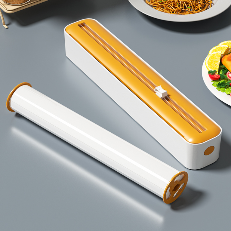 Wall Mounted Cling Film Dispenser With Slide Cutter