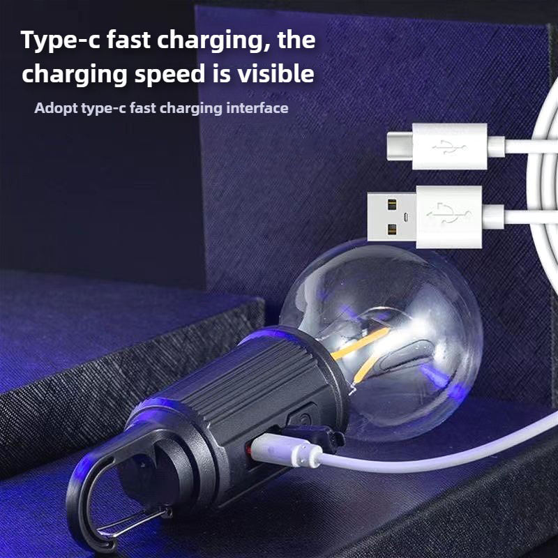 3 Modes Rechargeable Hanging Bulb Light