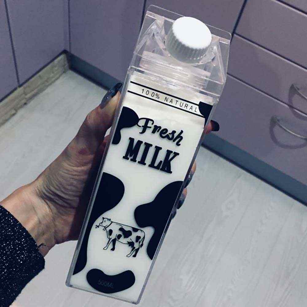 Creative Milk Box Style Water Bottle