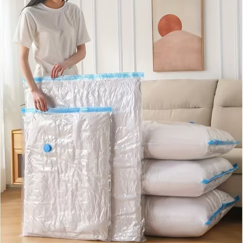 Vacuum Storage 5 Pcs Sealed Bags With Hand Pump