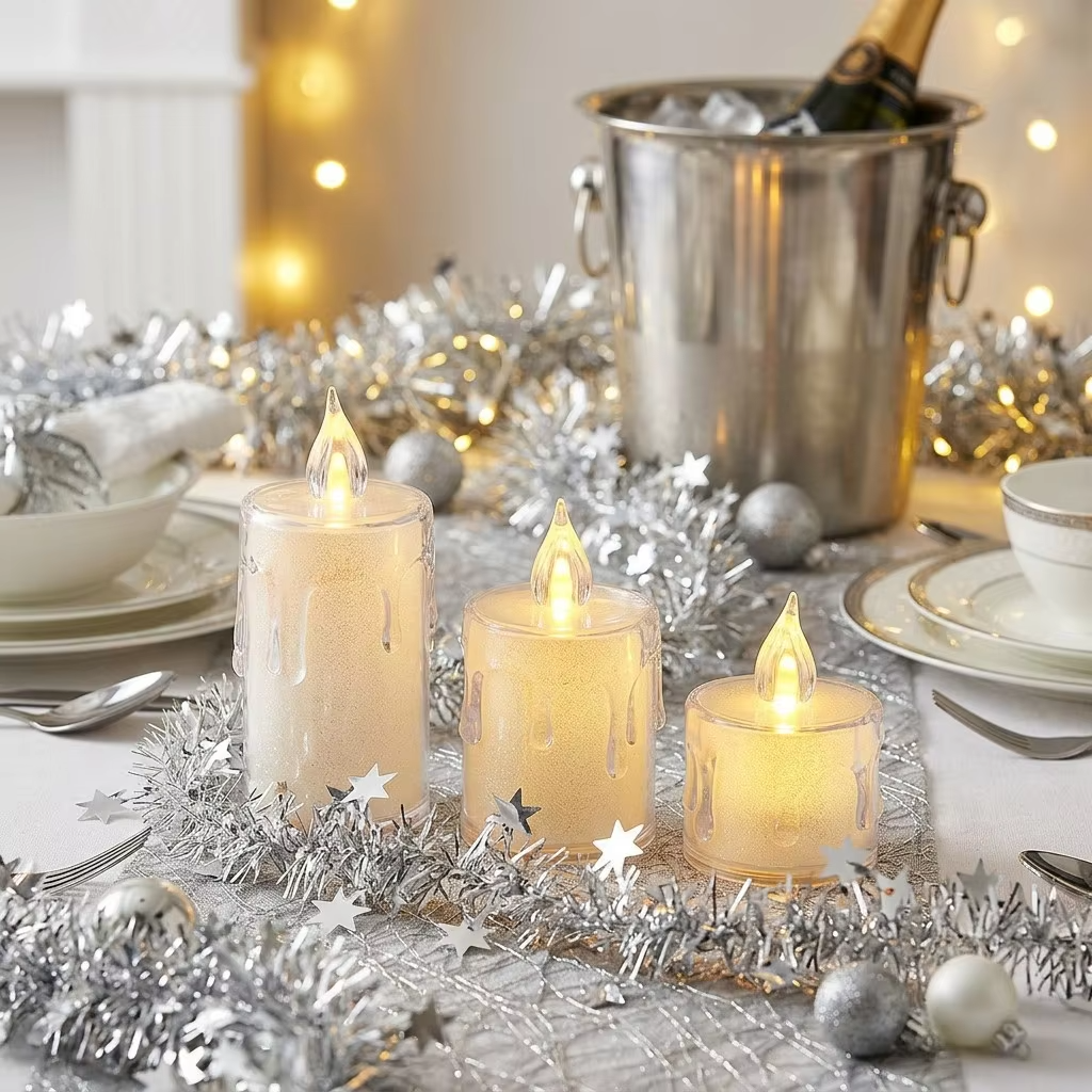 Premium Faux Drip Flameless LED Candles(Medium)