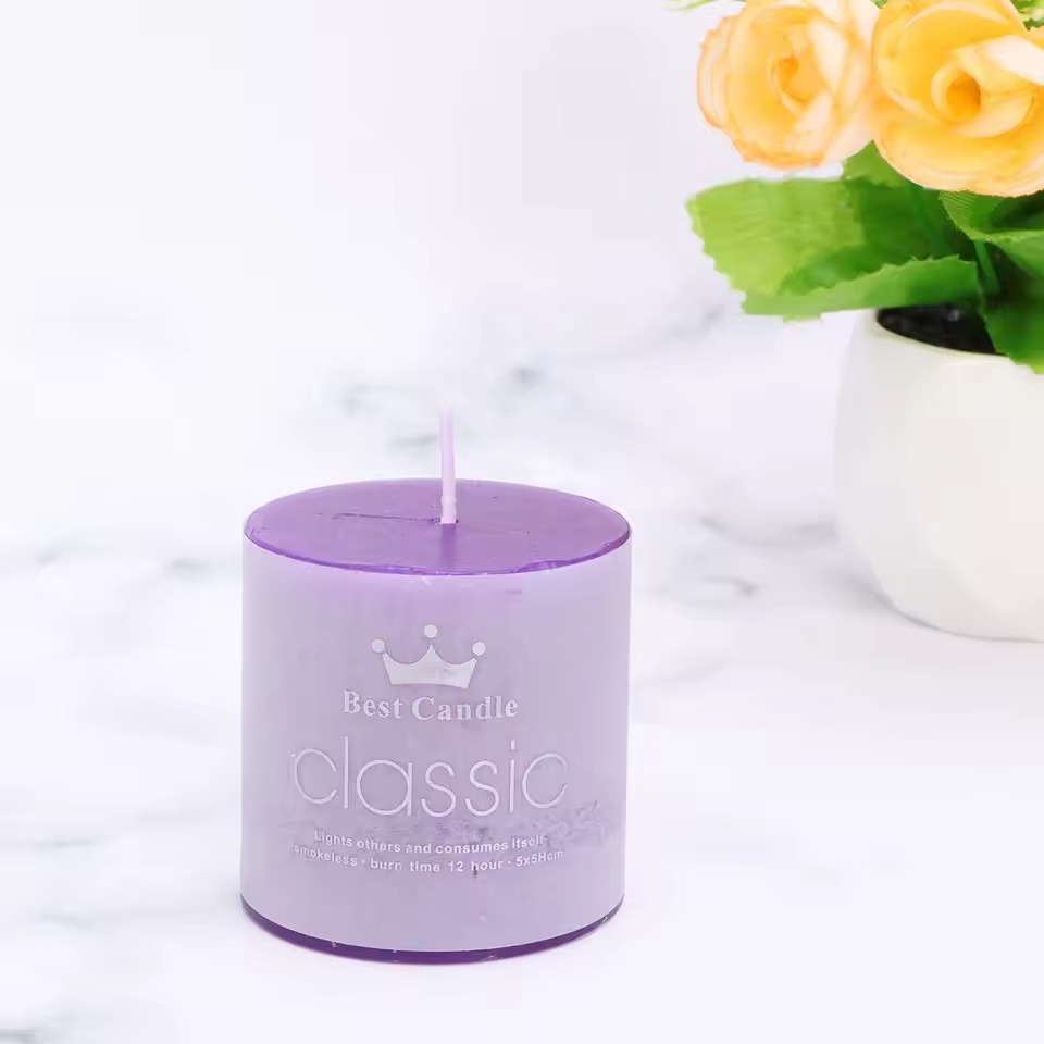 Premium Smokeless Scented Pillar Candle