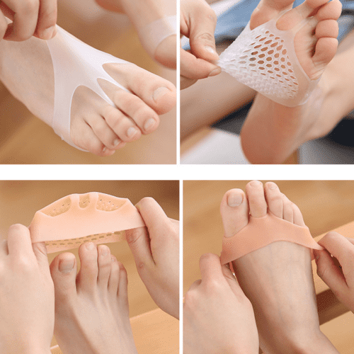 1 Pair Finger Heel Silicone Forefoot Pads Toe Separator - Image 5
