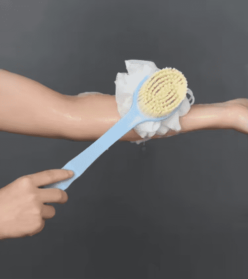 2 In 1 Bathing Scrubbing Long Handle Brush - Image 4