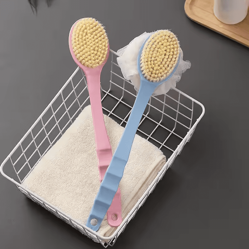 2 In 1 Bathing Scrubbing Long Handle Brush - Image 3