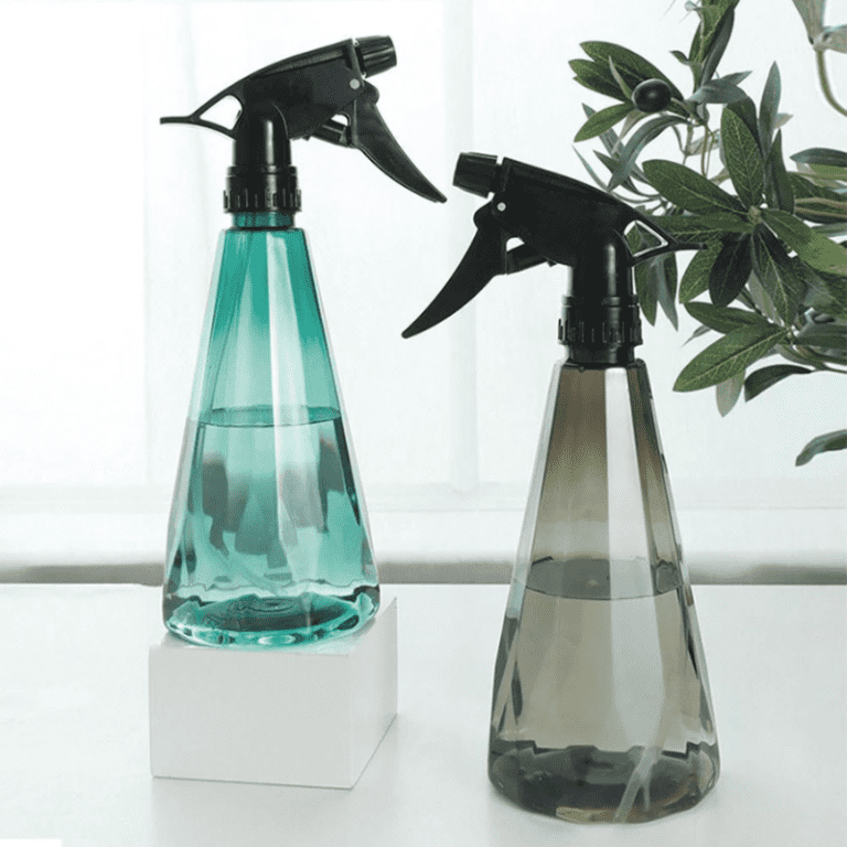 Diamond Plastic Spray Bottle 500ml For Travel Beauty Cleaning Gardening