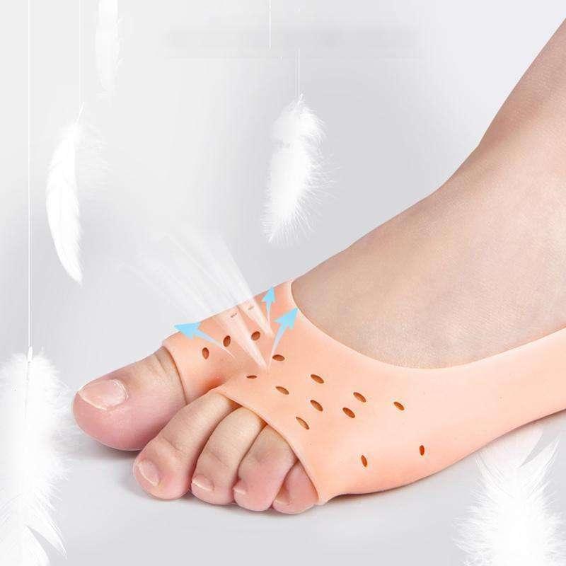 Breathable SEBS Silicone No Show Gel Socks - Image 3