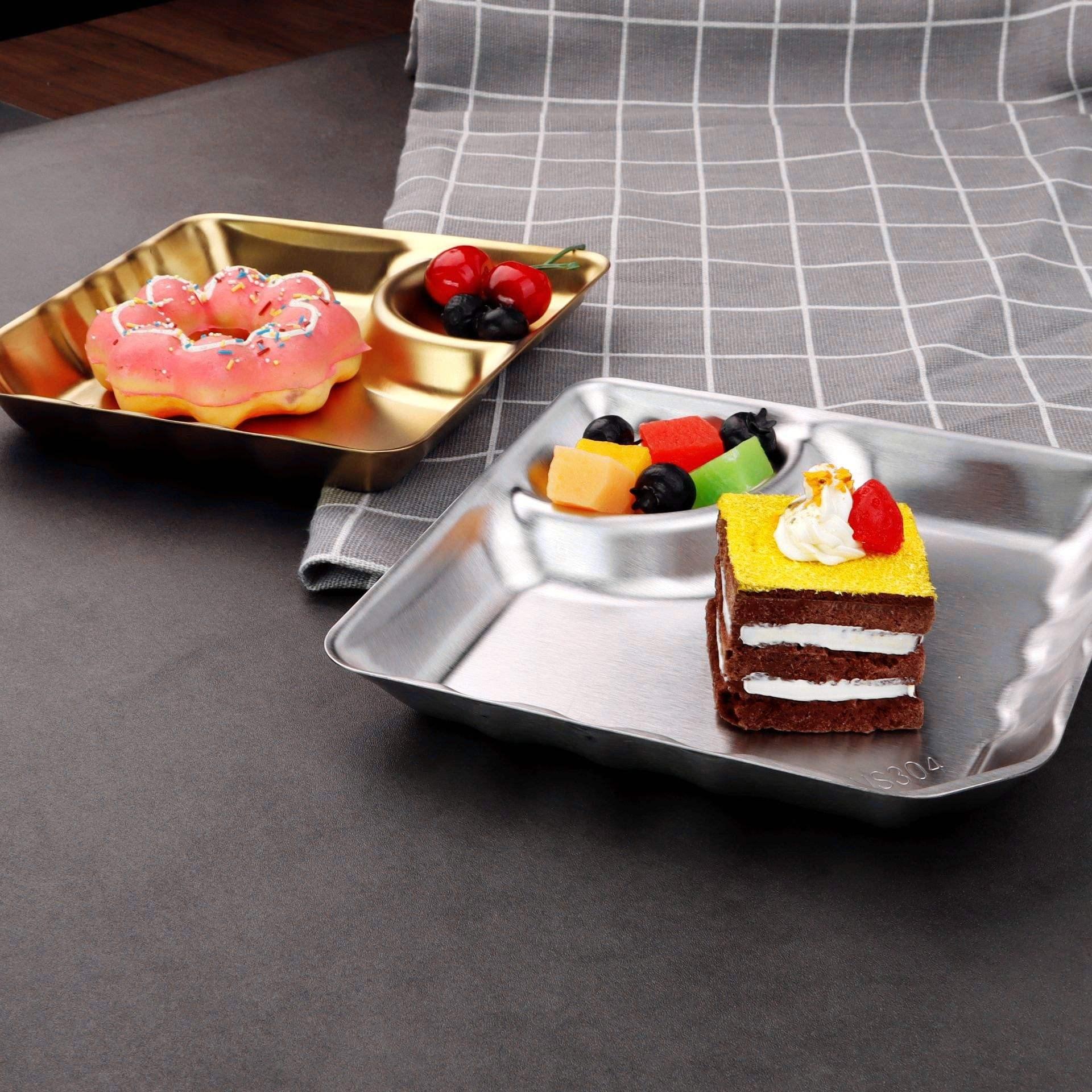 Korean Style 304 Stainless Steel Food Plate - Image 4