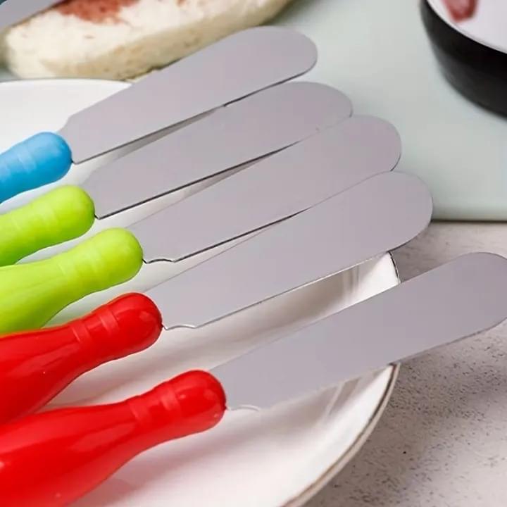 6PC Multicolour Butter Knife Set - Image 3