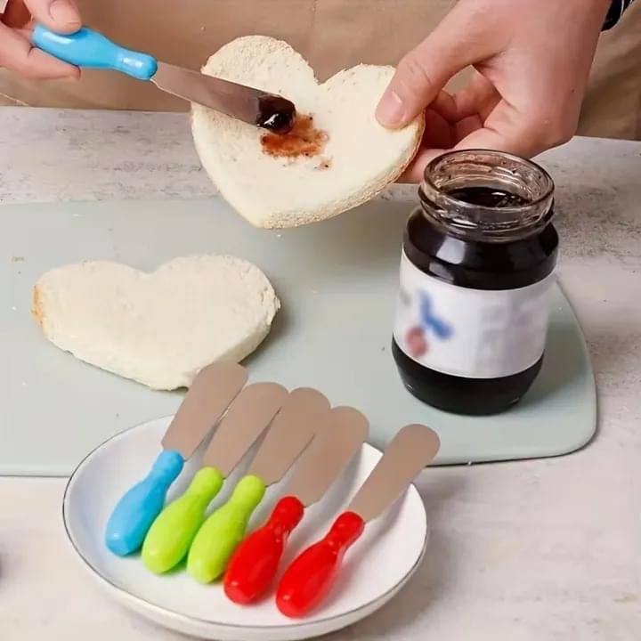 6PC Multicolour Butter Knife Set - Image 5
