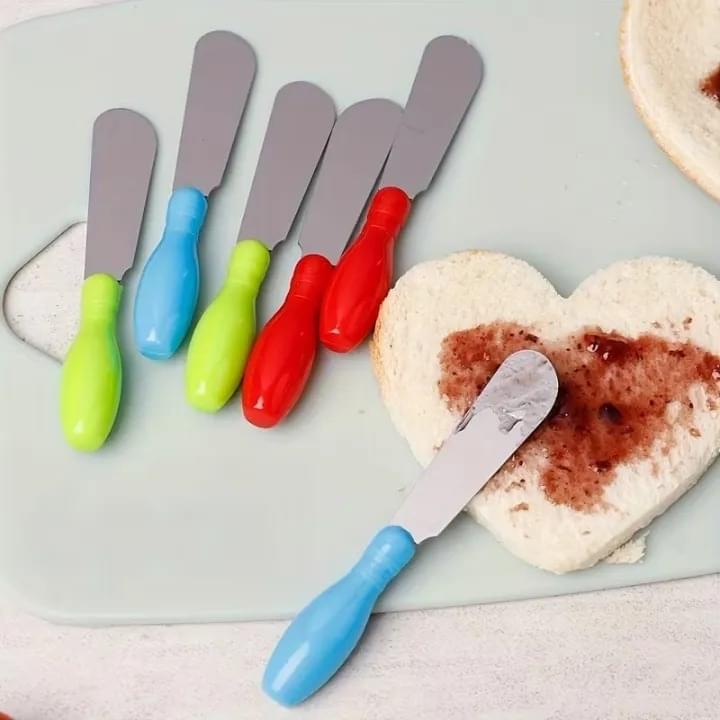6PC Multicolour Butter Knife Set - Image 2