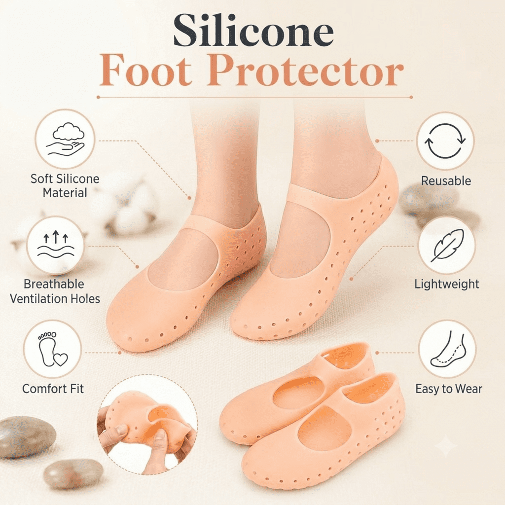 Non Slip No Show Invisible Ballet Socks - Image 2