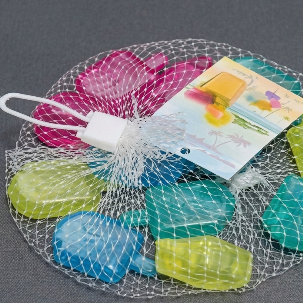 Reusable Colorful Ice Cubes In Mesh Bag - Image 3