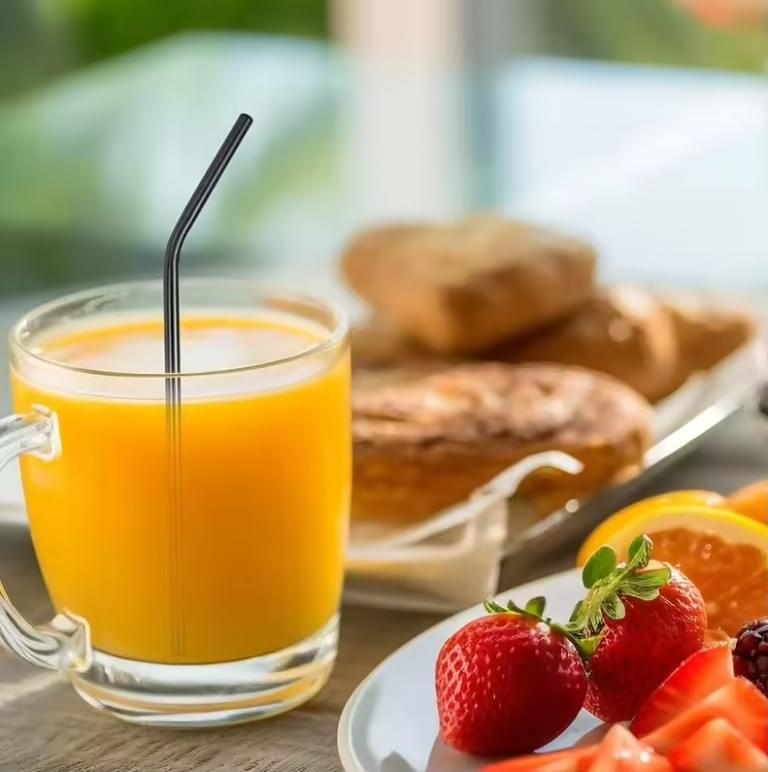 Stainless Steel Straw 6 Pcs Set - Image 2