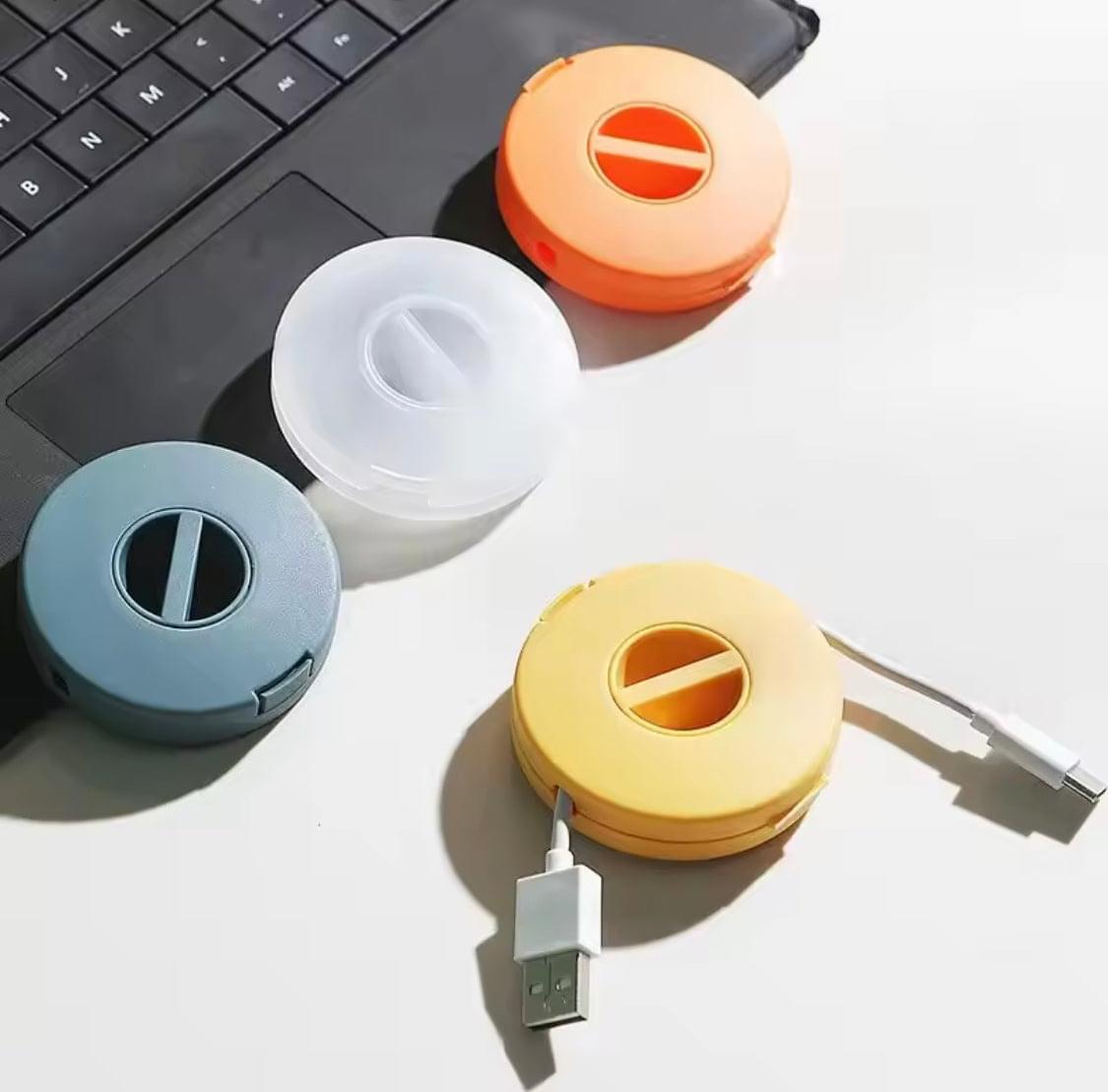 Rotatable Data Cable Storage Box
